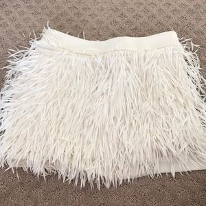 White Fringe Skirt!